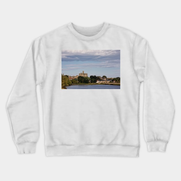 Warkworth Castle in Northumberland. Crewneck Sweatshirt by Violaman